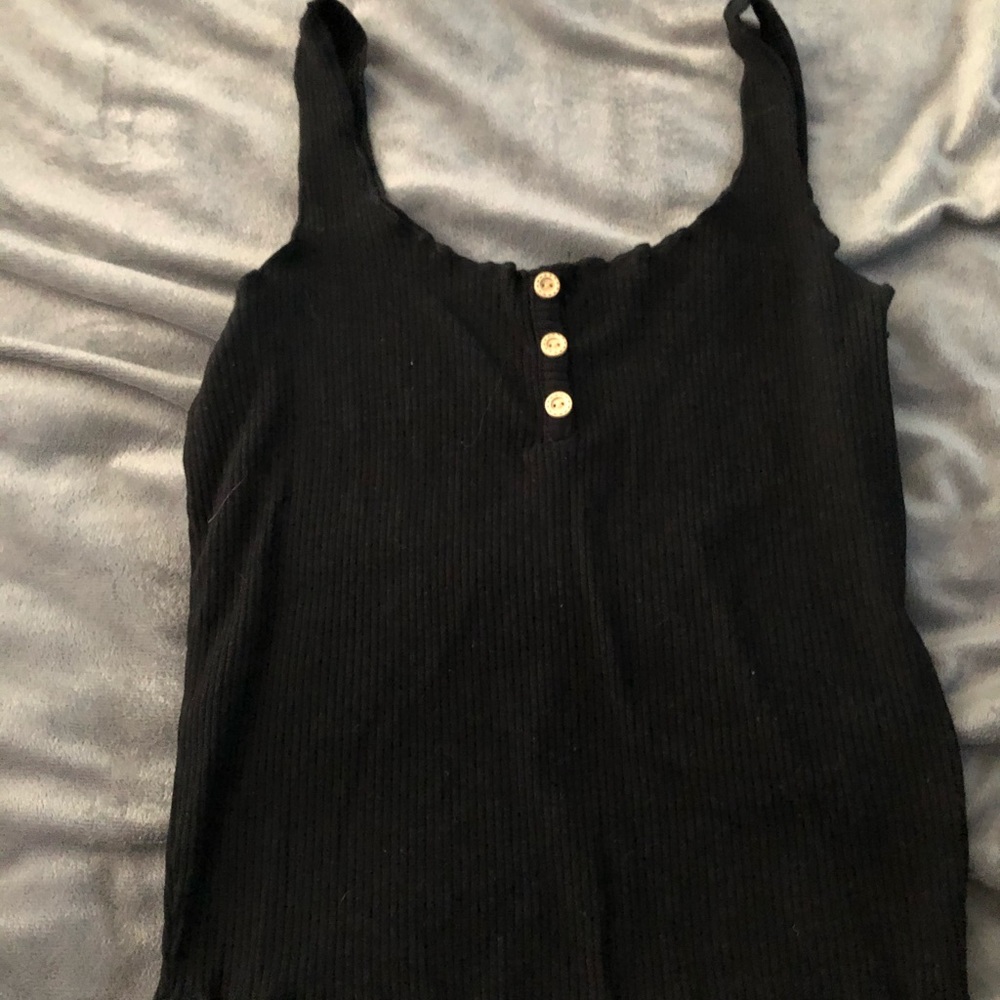 Black tank top